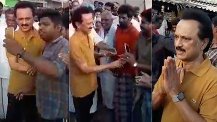 Stalin campaign in Tiruppur | திருப்பூர் உழவர் சந்தையில் திமுக தலைவர் ஸ்டாலின்
