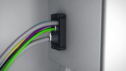 Montaj edilmiş Kablolar İçin Kablo Girişi