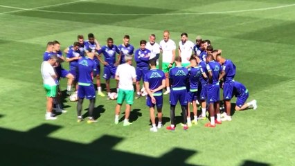 Entrenamiento del Real Betis (03/04/2019)