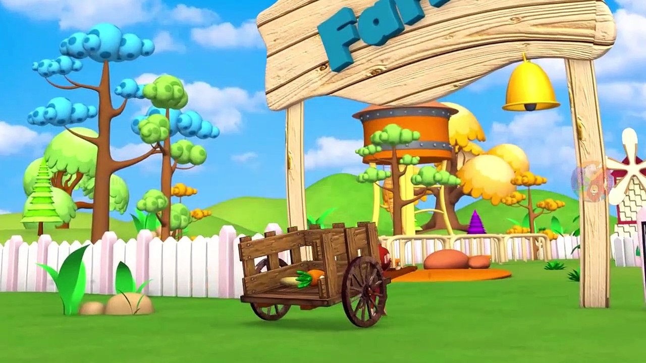 Apprendre les Noms de Fruits pour les Enfants de Zoo et les Animaux de la Grange le Plaisir de Jouer sur le Bois de l'Arbre Jouet Jeu pour les Enfants | Peony Noakes