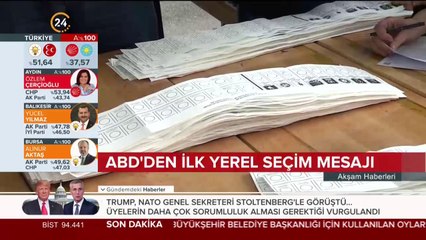 ABD'den ilk yerel seçim mesajı