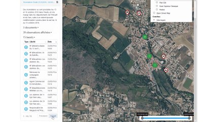 Présentation de l'application µrex pour mettre en commun les données après une inondation