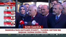 Binali Yıldırım açıklama yapıyor