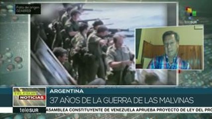Excombatiente explica consecuencias políticas de la Guerra de Malvinas
