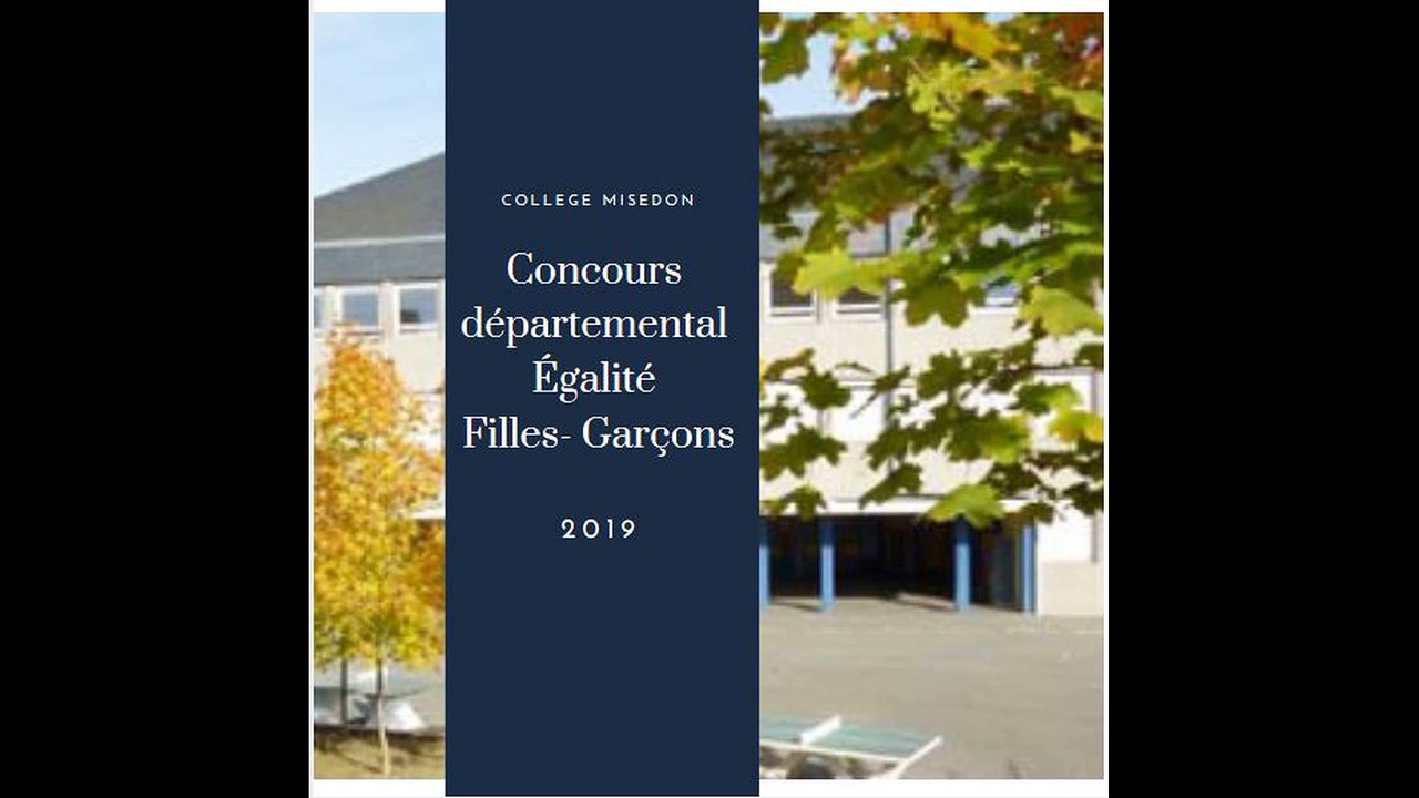 2ème prix du concours égalité filles/garçons