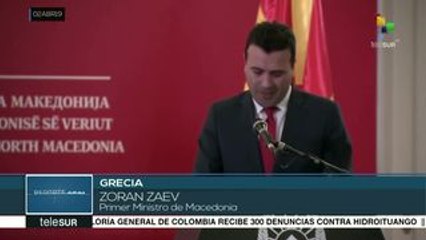 Primer ministro griego visita Macedonia del Norte