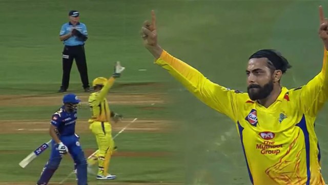 IPL 2019 CSK vs MI: Ravindra Jadeja strikes, Rohit Sharma departs as CSK back on top |वनइंडिया हिंदी