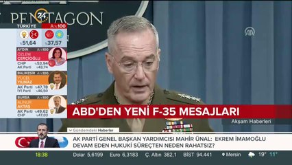 ABD'den yeni F-35 mesajları