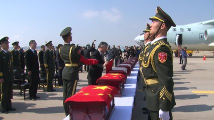 軍, 중국군 전사자 유해 10구 송환 / YTN