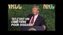 Trump fait un lien entre éoliennes et cancer