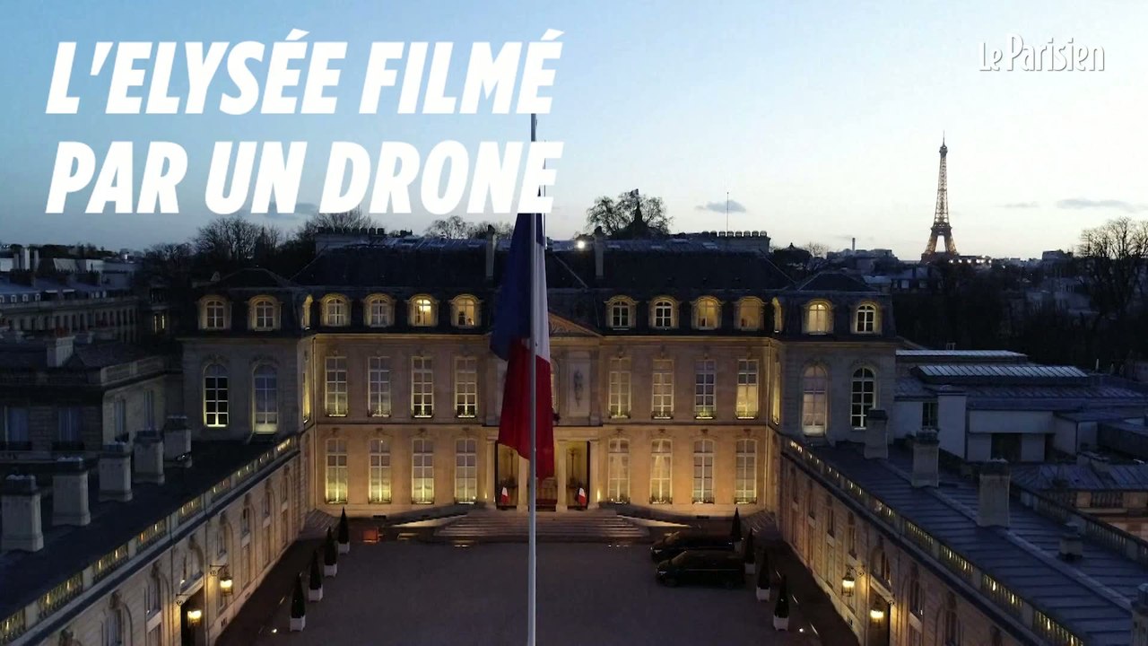 L'Elysée vu du ciel