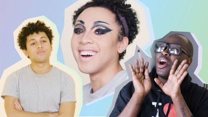 Скачать видео: Jaboukie Young-White Gets a Drag Makeover from Bob The Drag Queen