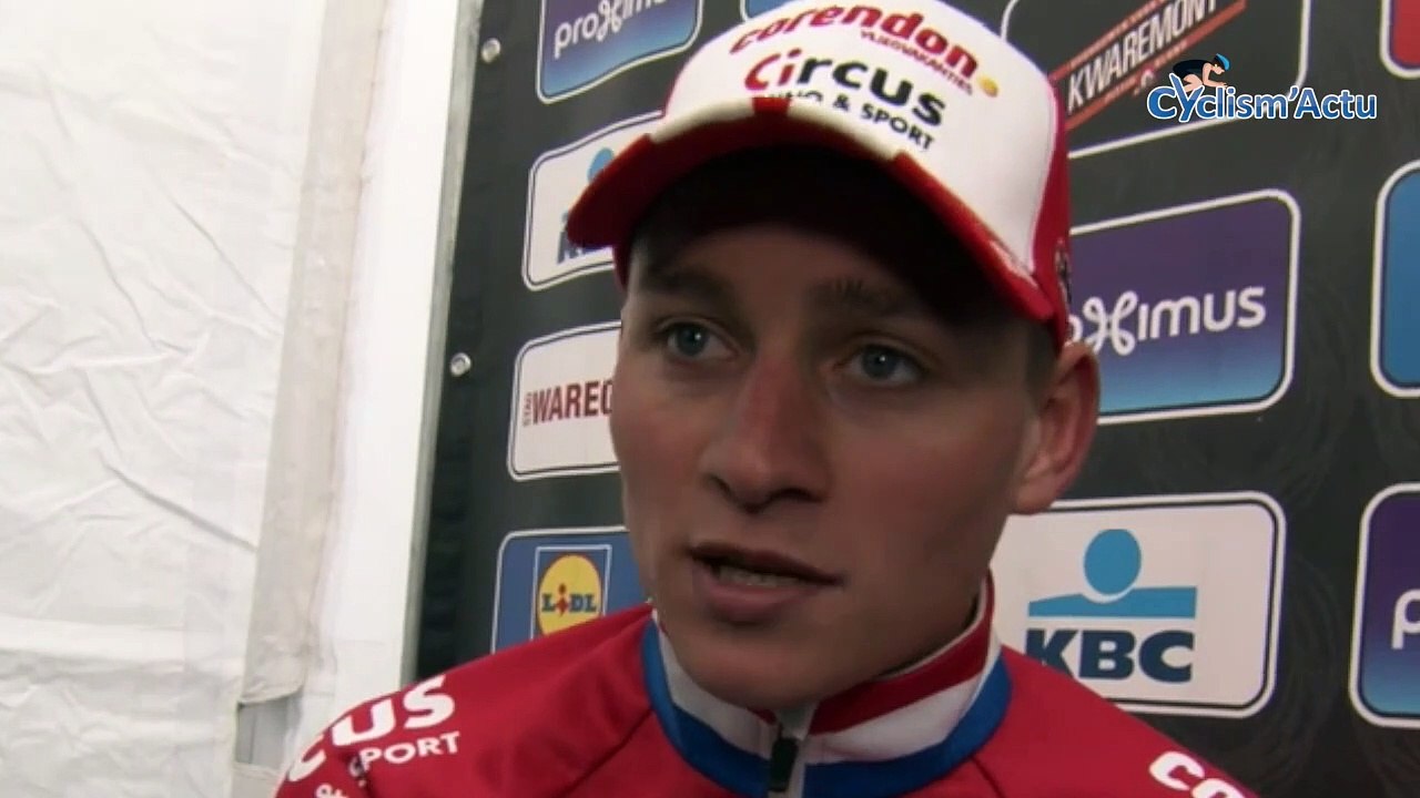 A Travers la Flandre 2019 - Mathieu van der Poel vainqueur  avant... le Tour des Flandres ? : "On verra bien dimanche"