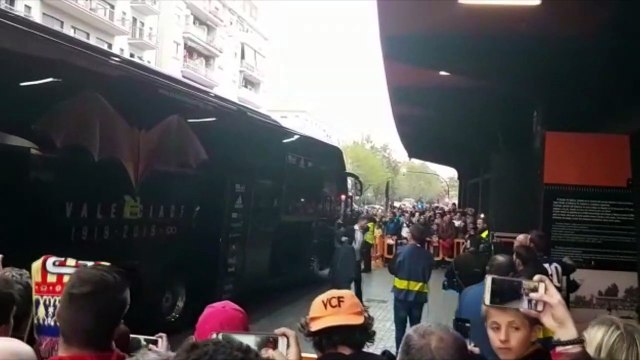 Valencia - Real Madrid: Llegada a Mestalla del Valencia
