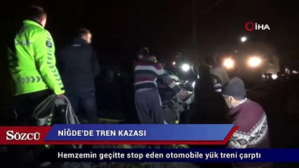 Niğde’de tren kazası
