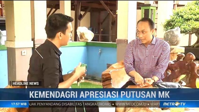 Suket Bisa untuk Mencoblos, Kemendagri Apresiasi Putusan MK