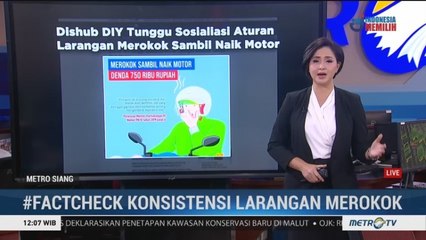 Konsistensi Larangan Merokok saat Berkendara