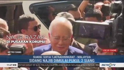 Najib Razak Jalani Sidang Perdana