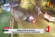 Tacna: espectacular persecución de patrulla a camioneta