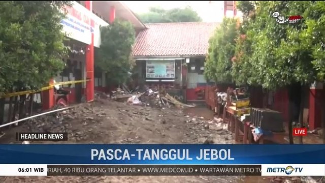 Terdampak Banjir, SD Aji Tunggal di Kabupaten Bandung Diliburkan
