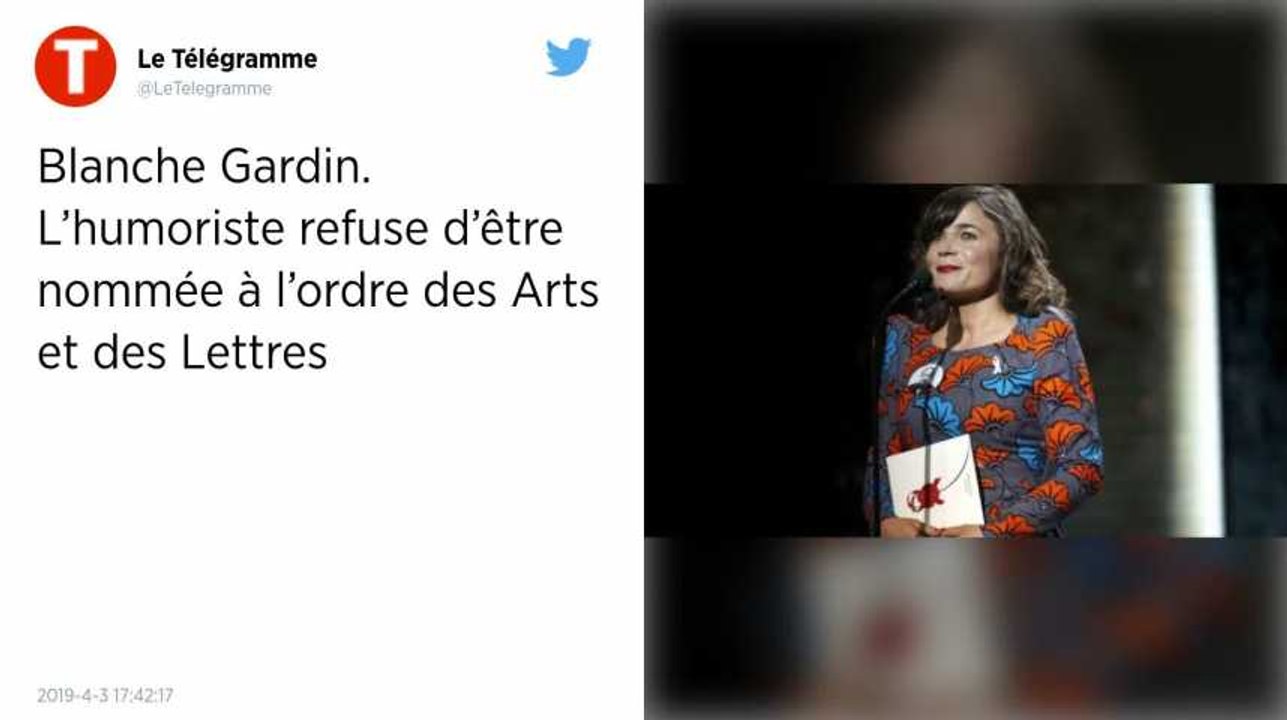 L’humoriste Blanche Gardin refuse d’être décorée, accusant Macron de ne pas tenir ses promesses vis-à-vis des SDF