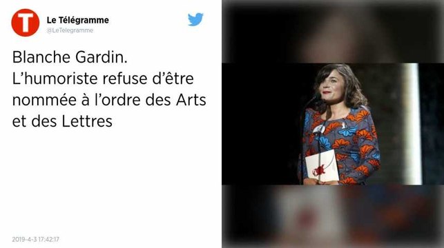 L’humoriste Blanche Gardin refuse d’être décorée, accusant Macron de ne pas tenir ses promesses vis-à-vis des SDF