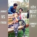 Jannat Zubair Vs Faisu Team 07 Tik Tok Stars Funny  Videos Compilation