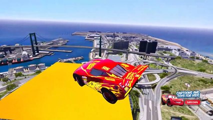 HOT WHEELS MEGA SKY RAMP JUMP CHALLENGE (Cars 3 Challenge)
