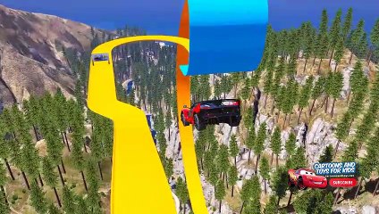 HOT WHEELS FERRARI CANYON CARS 3 CHALLENGE (Cars 3 Lightning Mcqueen)