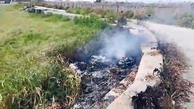 Bisceglie: incendio di rifiuti in campagna mette a rischio proprietà servono più controlli . I fumi tossici sprigionati nell'aria