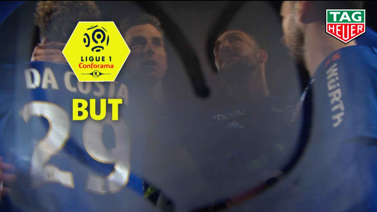 But Nuno DA COSTA (76ème pen) / RC Strasbourg Alsace - Stade de Reims - (4-0) - (RCSA-REIMS) / 2018-19