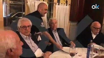 Cena homenaje a Trias.