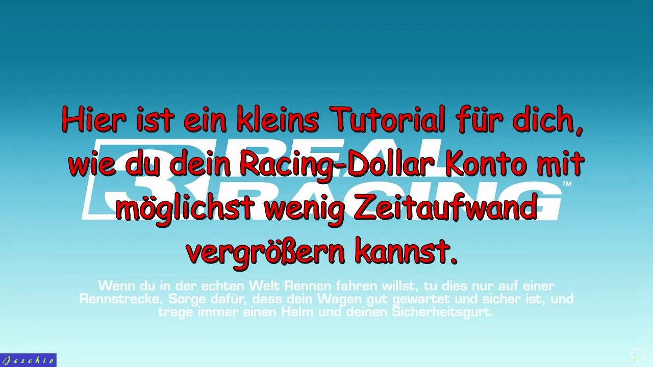 Real Racing 3 legaler Racing-Dollar Boost Tutorial