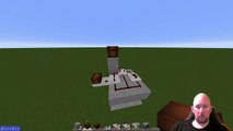 Minecraft Tutorial - Platzsparender automatischer Redstone Item-Aufzug ohne permanente Clock