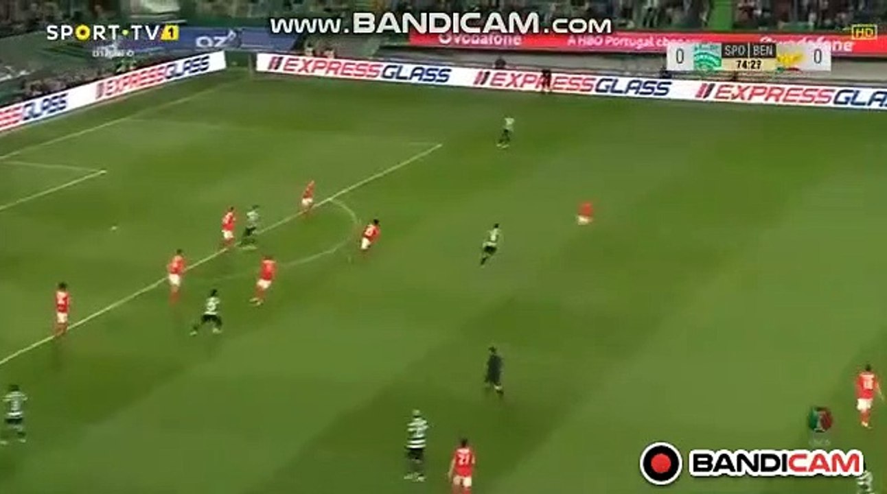 Goal Fernandes (1-0) Sporting Lisboa  vs	SL Ben...