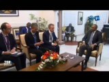 RTG/Audience du ministre de la justice avec plusieurs personnalités dont le coordonnateur résident du système des Nations Unis au Gabon