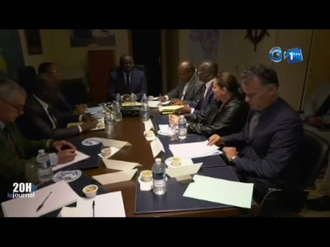 RTG/Reunion de mise au point du ministre des transports et de la logistique avec les agents de la représentation du conseil Gabonais des chargeurs à paris
