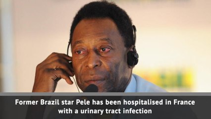 Pele hospitalised with infection