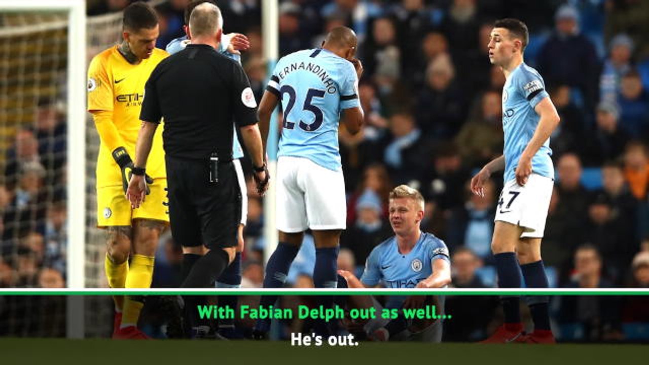 Zinchenko injury gives Man City a problem - Guardiola