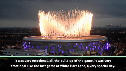 Pochettino 'emotional' as Spurs win in new stadium