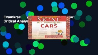 Examkrackers MCAT 101 Passages: Cars: Critical Analysis   Reasoning Skills