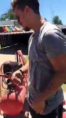 Pedro en la carrera de Karting 7 - 14 de Febrero