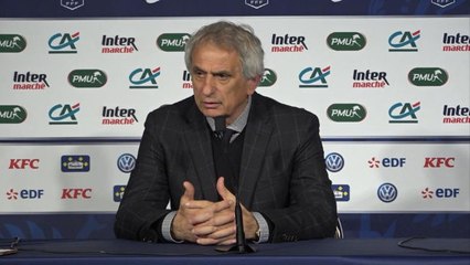 Demies - Halilhodzic : "Avec un arbitrage défavorable, c'est mission impossible"