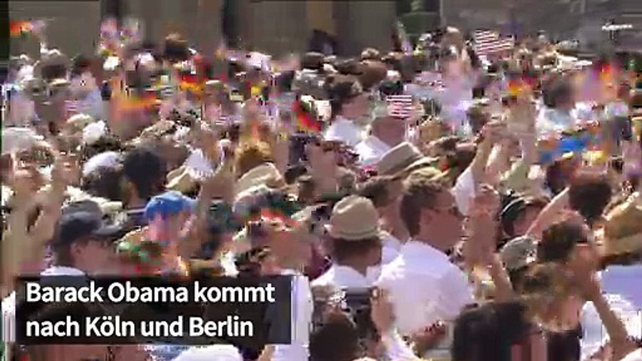 Obama kommt - die Deutschen sind begeistert