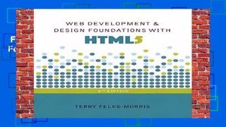 Full E-book  Web Development and Design Foundations with HTML5 Complete