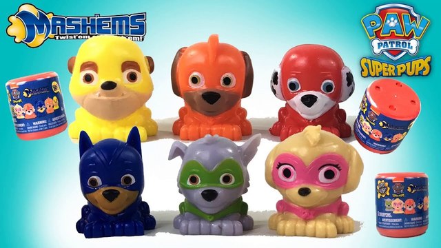 Paw Patrol Super Pups Mash'ems Chase Marshall Rubble Rocky Zuma Skye Capsules || Keiths Toy Box