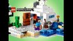 LEGO MineCraft The Snow Hideout 21120 Stop Motion Speed Build - Unboxing Keith's Toy Box
