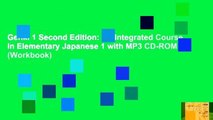 Genki 1 Second Edition: An Integrated Course in Elementary Japanese 1 with MP3 CD-ROM (Workbook)