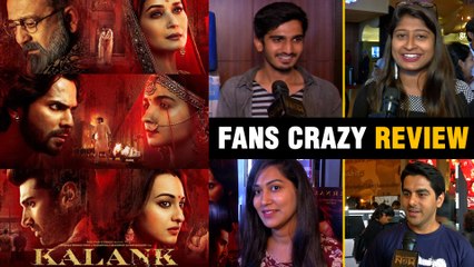 KALANK Trailer FANS REACTION | Alia, Madhuri, Varun, Sanjay, Aditya Roy