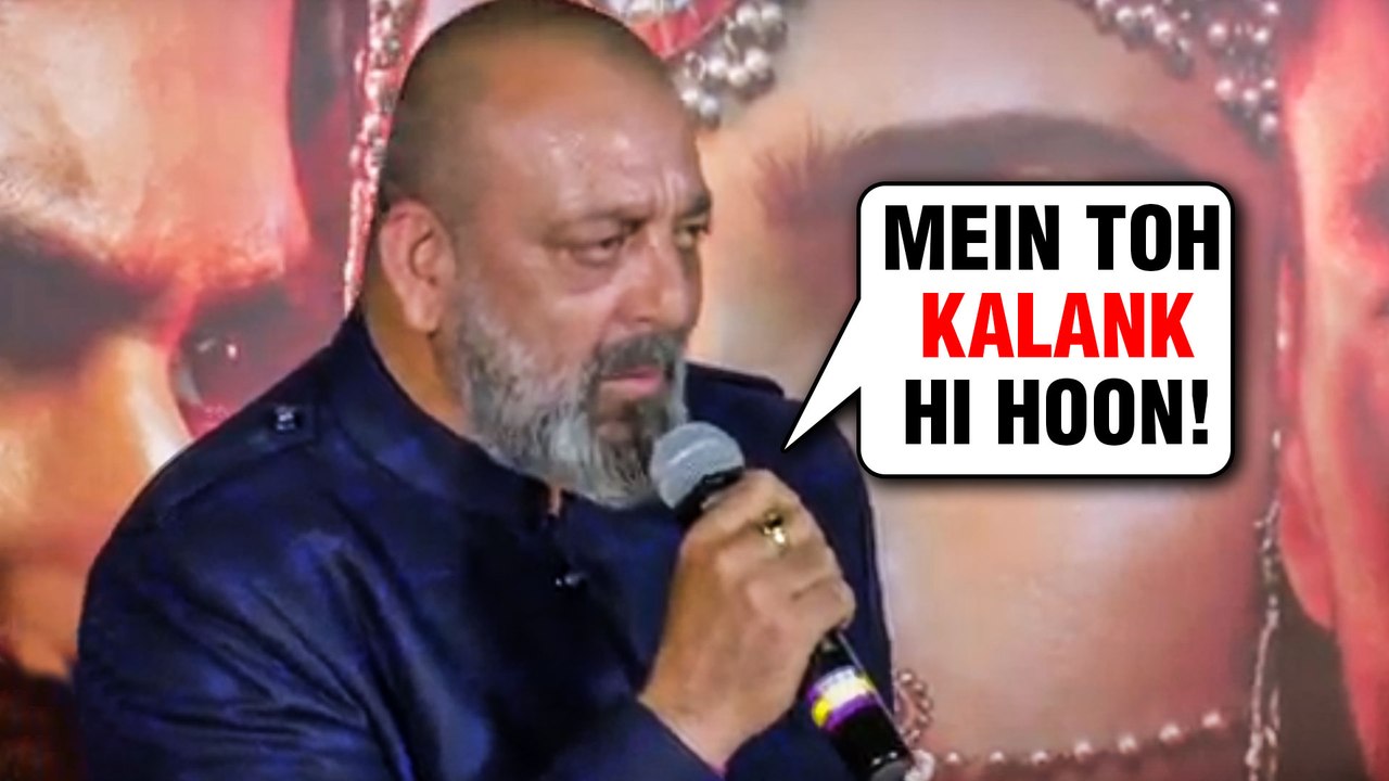 Sanjay Dutt HILARIOUS REPLY On Being A KALANK In LIFE | #Kalank Trailer Launch 2019